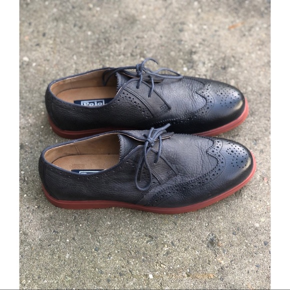 Men’s Polo by Ralph Lauren Orrick Wingtip shoes 8D